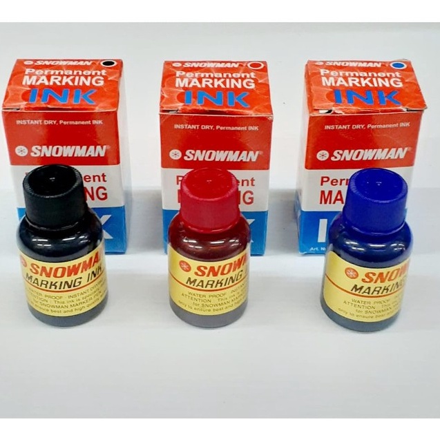 

Ready TINTA SPIDOL PERMANENT SNWOMAN SNOWMAN PERMANENT MARKING INK REFFIL SPIDOL