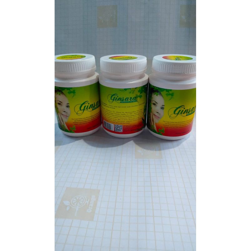 Day Cream Ginsara 1kg BPOM / Cream Siang Ginsara BPOM ASLI