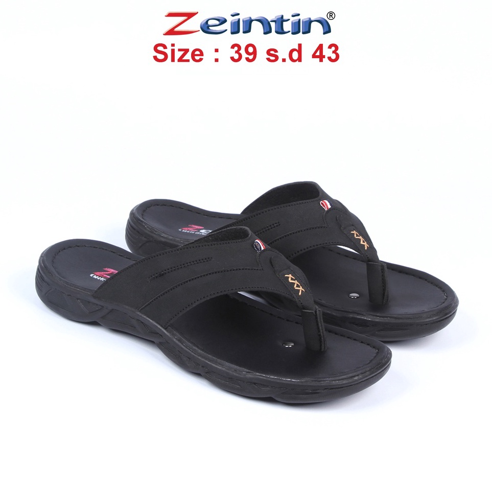 Stock Banyak Zeintin  Sandal Pria Zeintin BB  Bahan Kulit Sintetis Fashion Pria Sandal Pria Jepit Pr