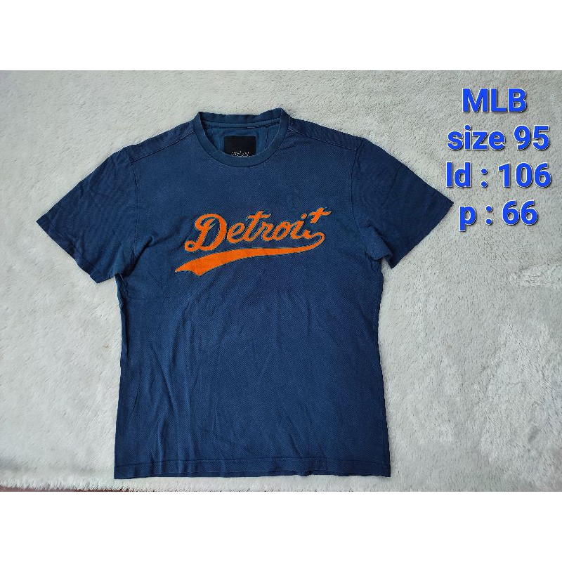 kaos MLB detroit lengan pendek