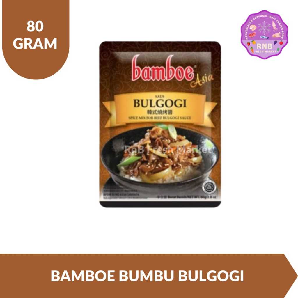 

Bamboe Bumbu Bulgogi Netto 80 Gram
