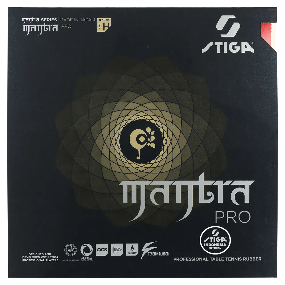 Mantra PRO H | Karet Rubber Pingpong ITTF JTTA Original STIGA