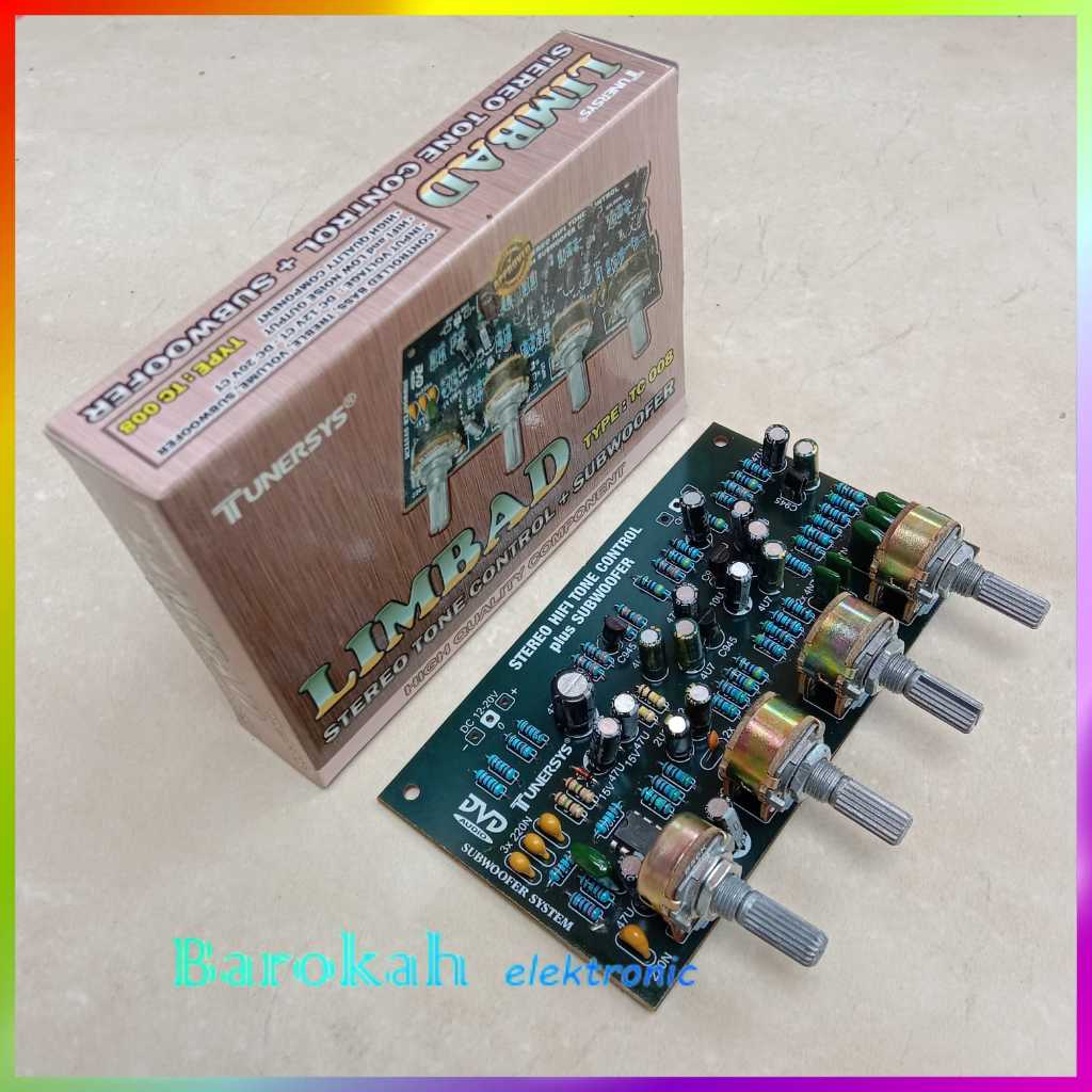 Kit Tone Control Plus Subwoofer Limbad TC 008 Tunersys Stereo