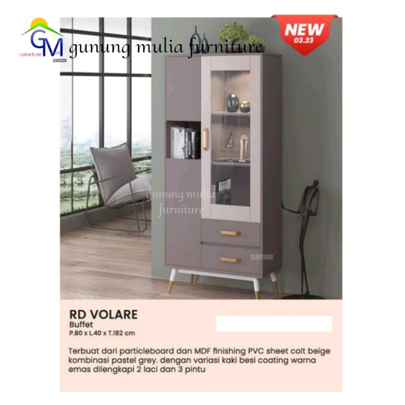 Lemari Hias / Lemari Penyimpanan RD Volare Siantano