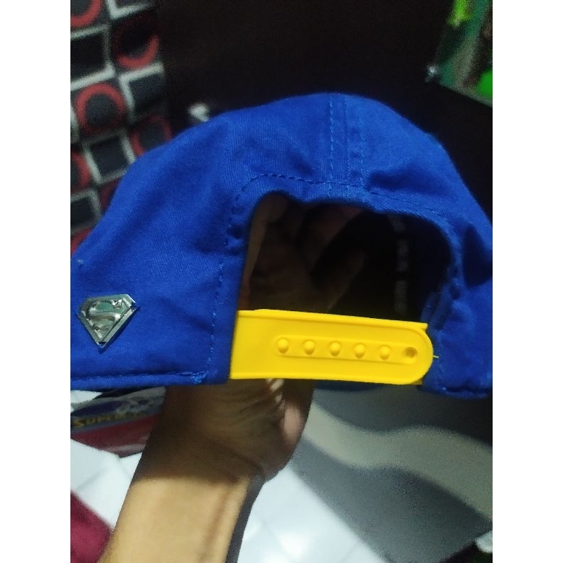topi snapback superman official bnwt
