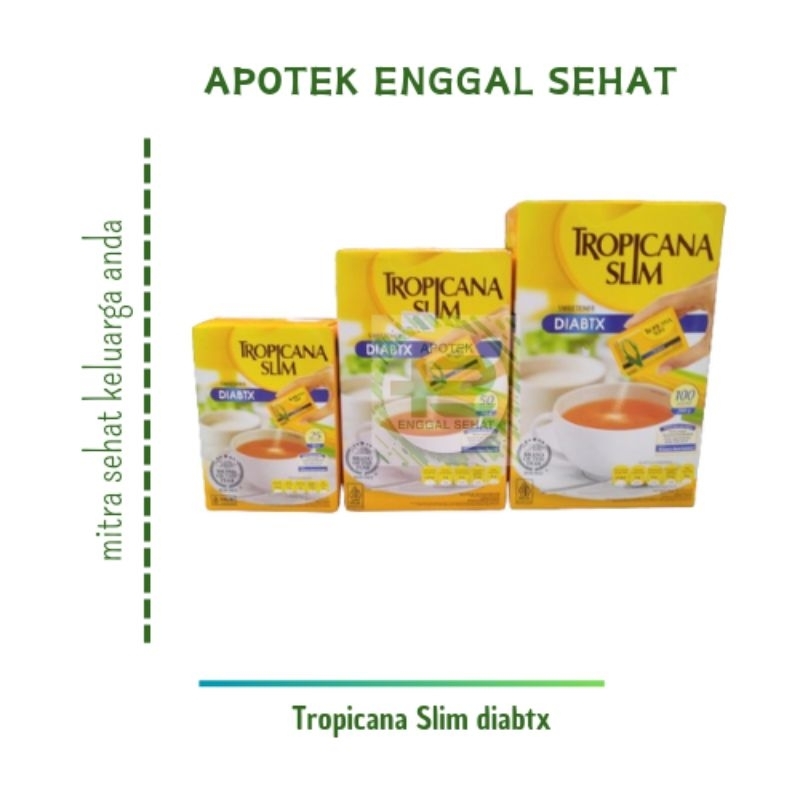

Tropicana Slim Sweetener DIABTX Untuk Diabetes