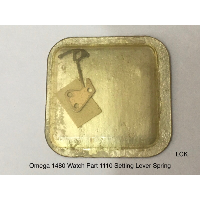 Omega 1480 Watch Part 1110 Setting lever Spring / Omega 1480 Part 1110 untuk Mesin Jam Tangan bagian