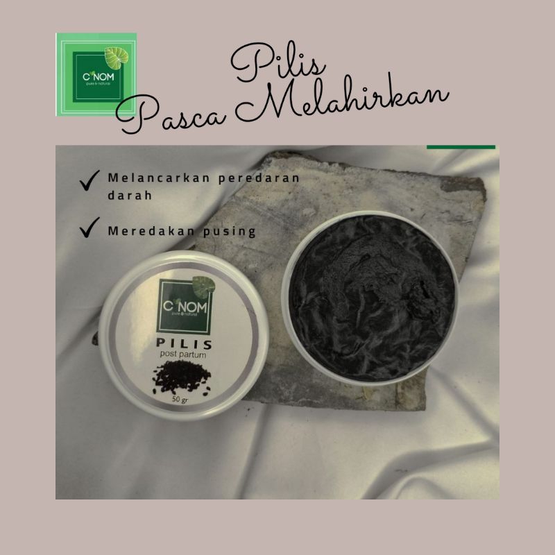 C’NOM Pilis Melahirkan 50 gr Pilis Habis Bersalin Ibu Melahirkan Tapel Perawatan Pasca Melahirkan