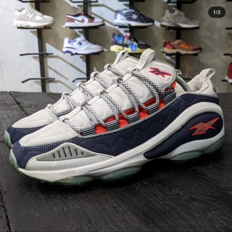 Reebok DMX Run 10 White Blue Cherry Silver