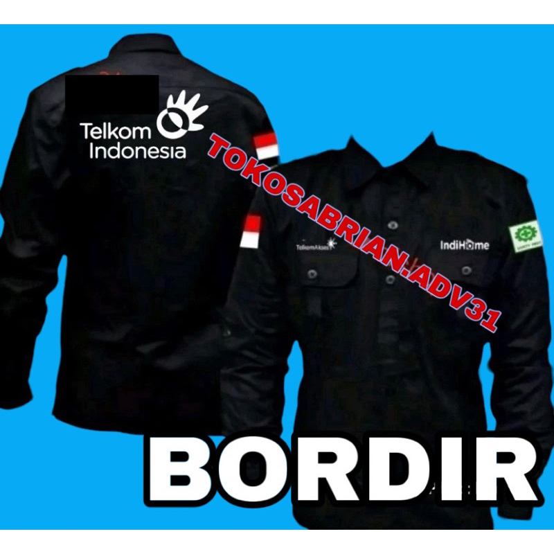 KEMEJA TELKOM INDONESA SERAGAM TELKOM INDONESIA BAJU TERLKOM PDH TELKOM KEMEJA INDIHOME BAJU INDIHOM