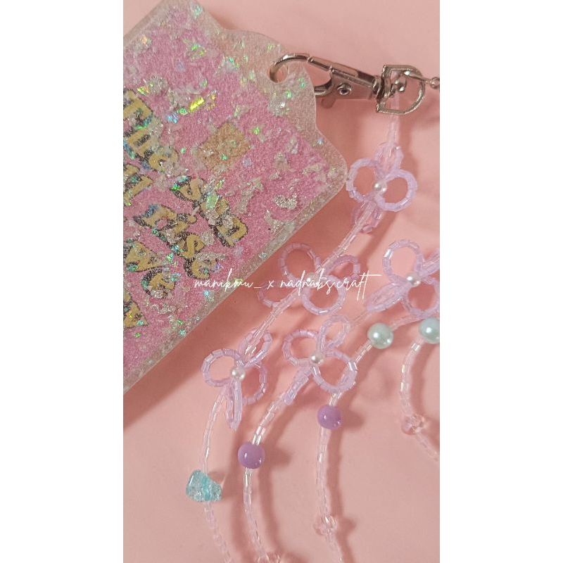 

MANIKMU_ X NADNABS.CRAFT - ORCHID LANYARD - FREE CARD HOLDER