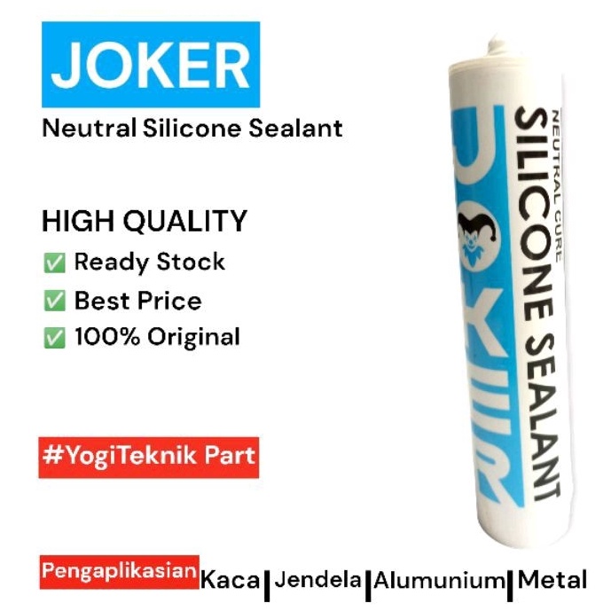 Terkini Lem Sealant kaca MetalAlumunium Netral 3 gram ada 4 warna bening putih hitam Coklat YJJ