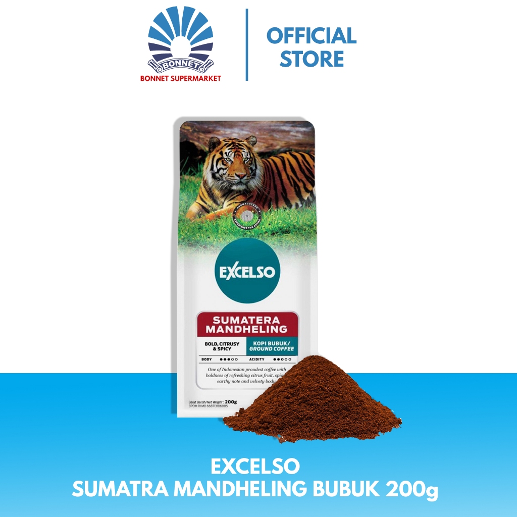

Excelso Sumatra Mandheling Bubuk 200g 8991002102774