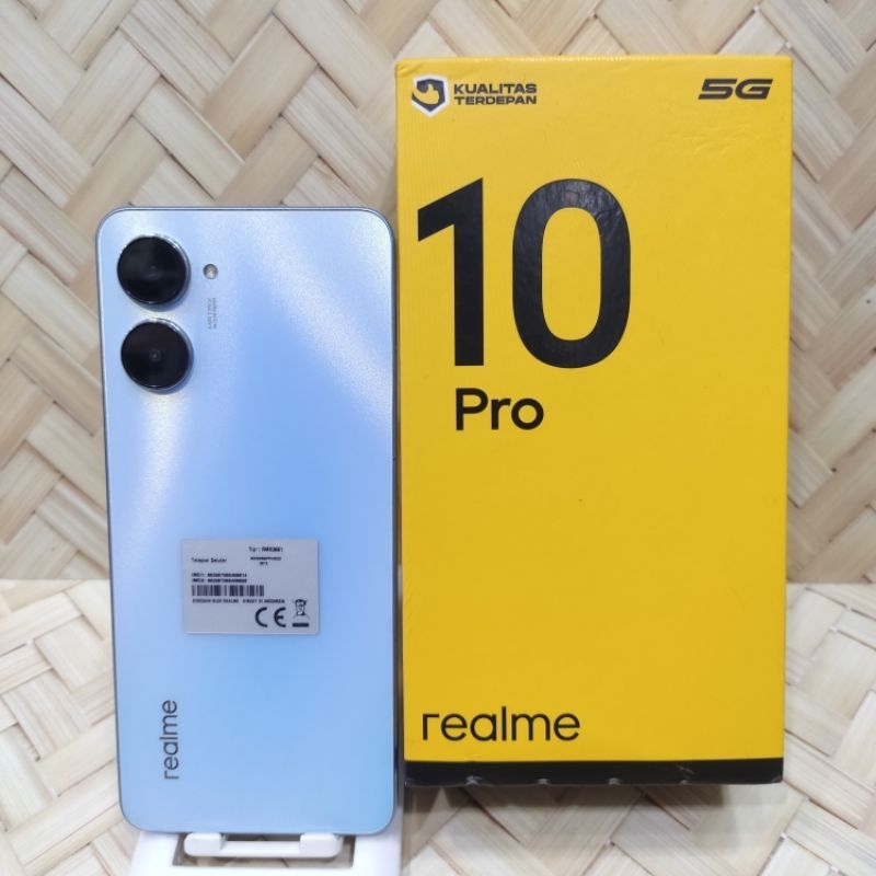 Realme 10 pro 5G 8/256GB Hp Second Fullset