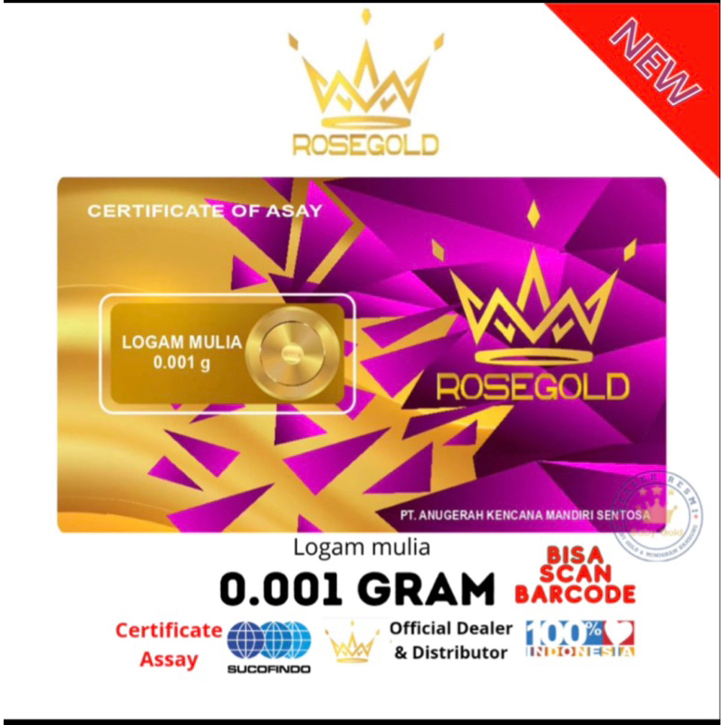 Logam Mulia Ori 0,001gram