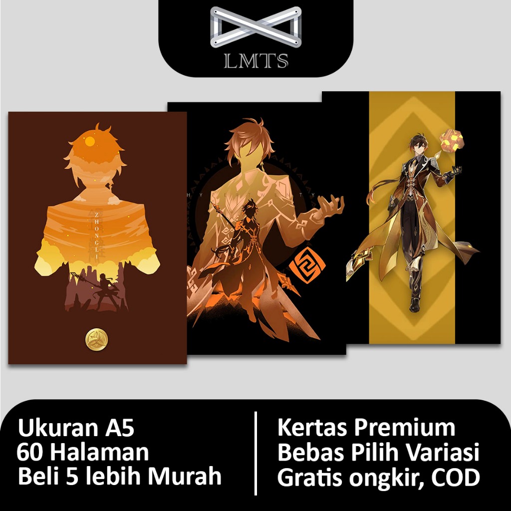 

[Grosir] Buku Tulis Zongli Genshin Impact