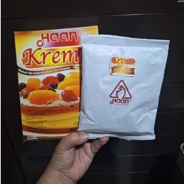 

HAAN KREMA BUBUK FLA INSTAN CUSTARD (kemasan foil tanpa box)