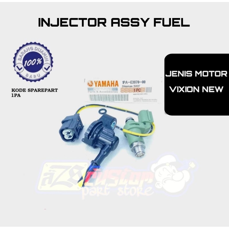 INJEKTOR ASSY INJECTOR FUEL PUMP SET SOKET YAMAHA VIXION NEW 1PA L.10