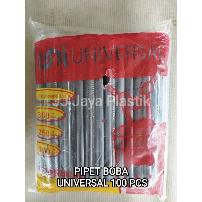 Pipet Boba Hitam Steril Universal