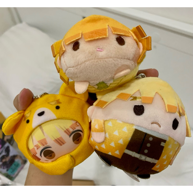 zenitsu plush SET noru anizukin fuwakororin kimetsu no yaiba demon slayer