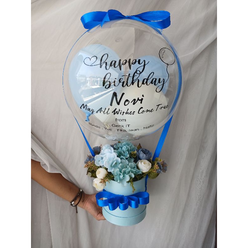 READY STOCK BUKET BALON GRANDOPENING,Buket balon free kartu ucapan