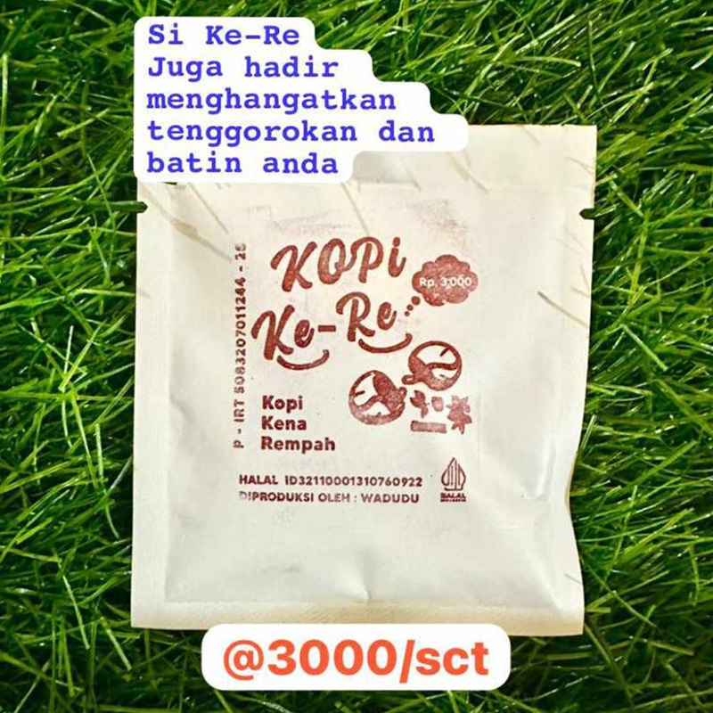 

Kopi Kena Rempah | Kopi Ke Re 20gr