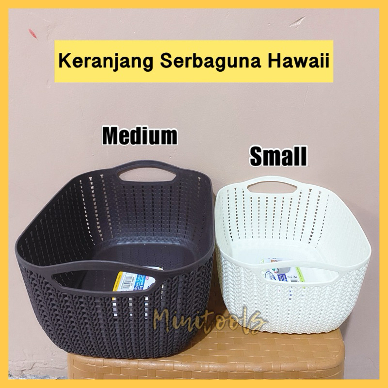 Hawaii Keranjang Serbaguna Milea / Tempat Penyimpanan ATK / Hawaii 6700 / Hawaii 6701