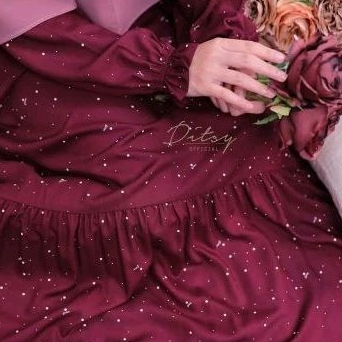 DITSY PUNTO MAROON(PRELOVED)