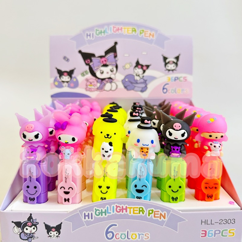 

( KKM ) [ 1 PCS ] STABILO Boneka Kartun Highlighter Fancy Lucu Penanda Mini