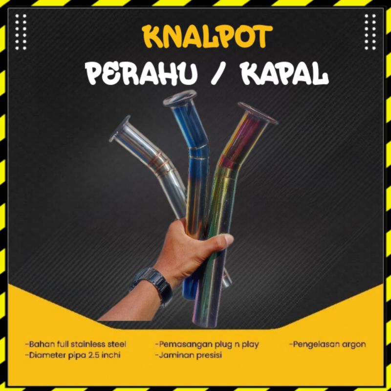 KNALPOT PERAHU BALAP KNALPOT KAPAL GX 390 460 480 MZ 175 460 480 ALKON  DISEL LONCIN MOTOYAMA MOGE Y