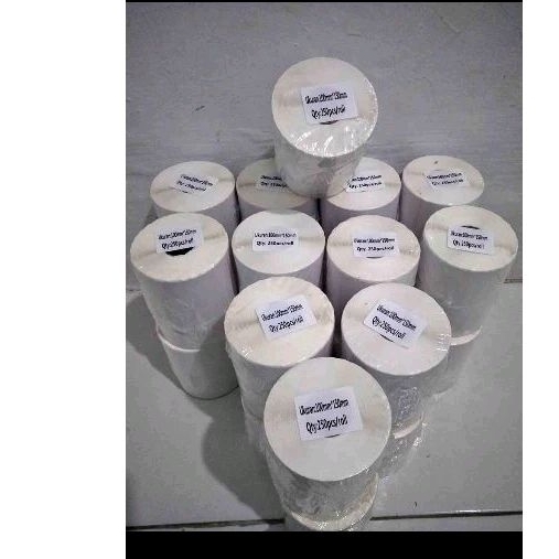 

Kertas Thermal Sticker/Label sticker thermal 100 x 150 MM isi 250 Barcode UK A6 Murah