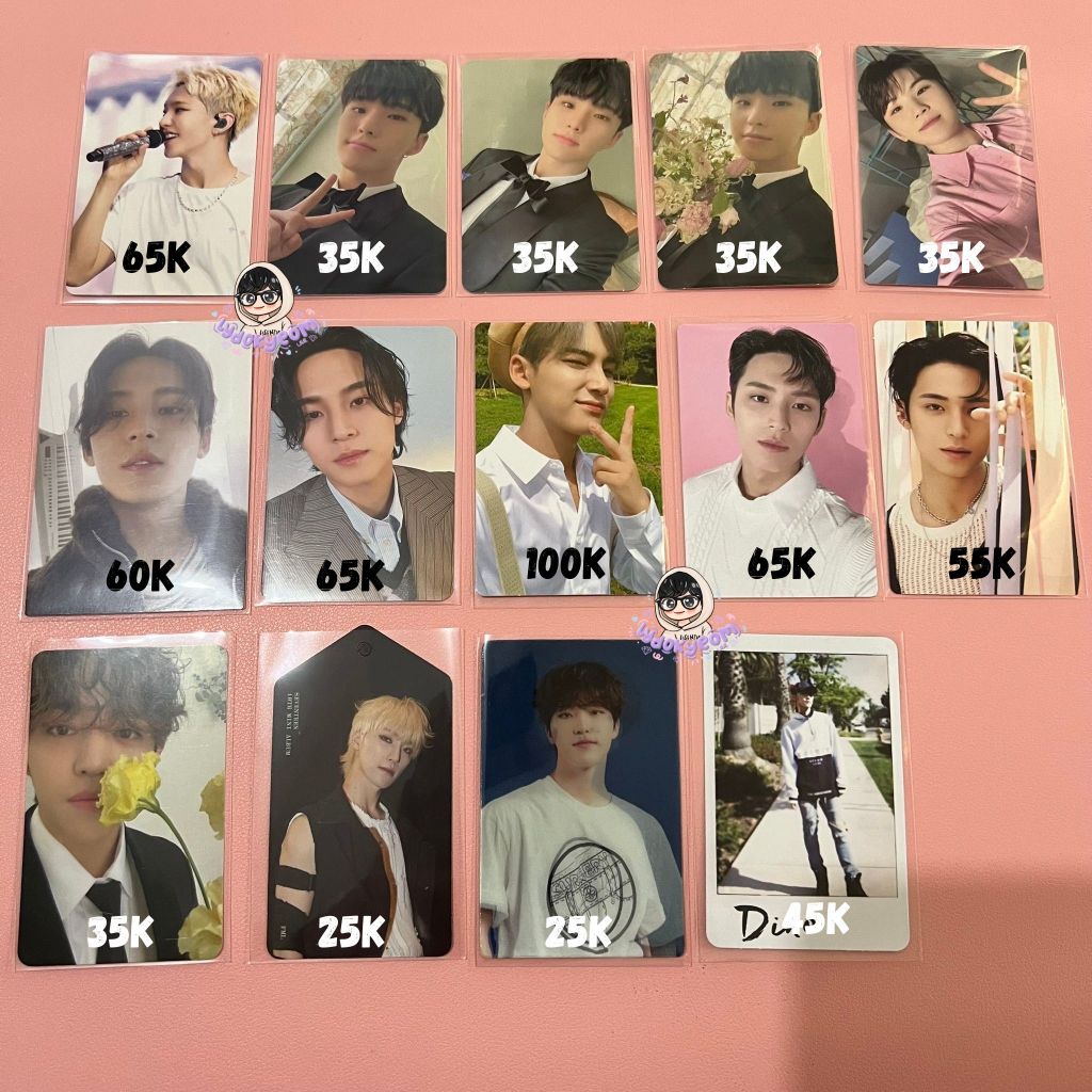 SEVENTEEN PHOTOCARD OFFICIAL READY HOSHI MINGYU WOOZI SCOUPS DINO CARVER FML HANABI JOEUN 17TH HEAVE