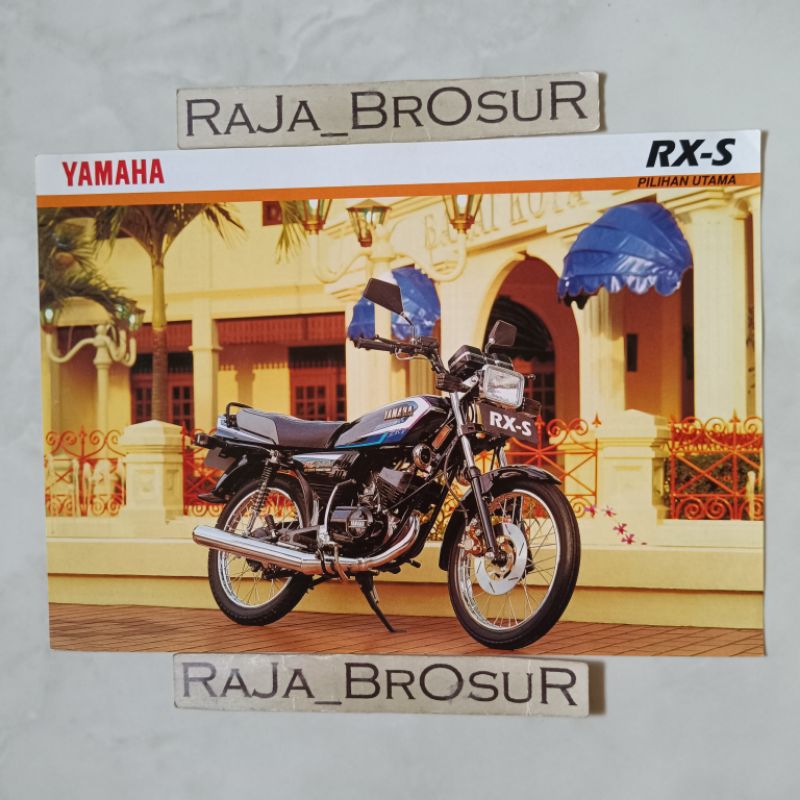 Poster brosur katalog flyer jadul lawas Yamaha RXS RX S/RX Special 5speed 2tak 2T 1994