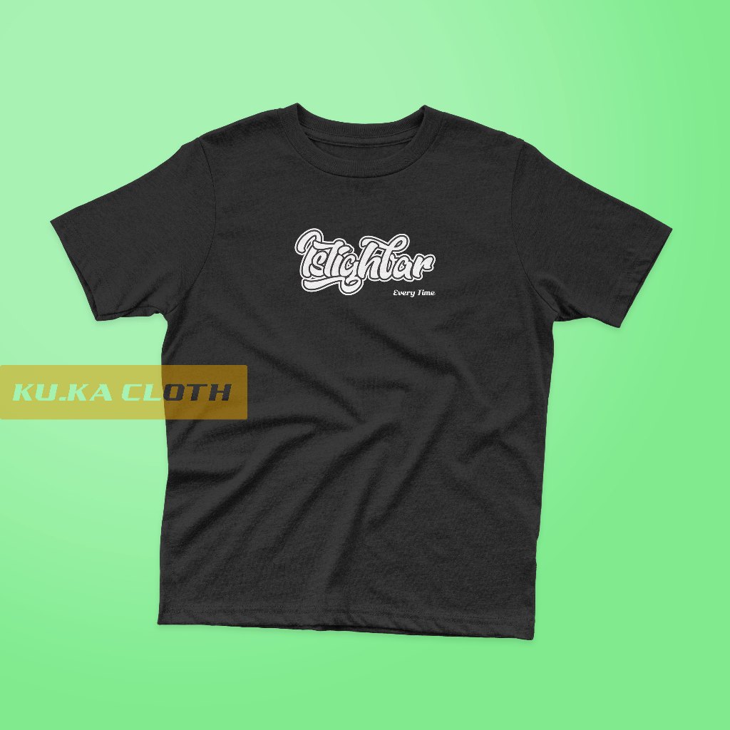 Kaos Baju Anak Dakwah Muslim Islami Istighfar