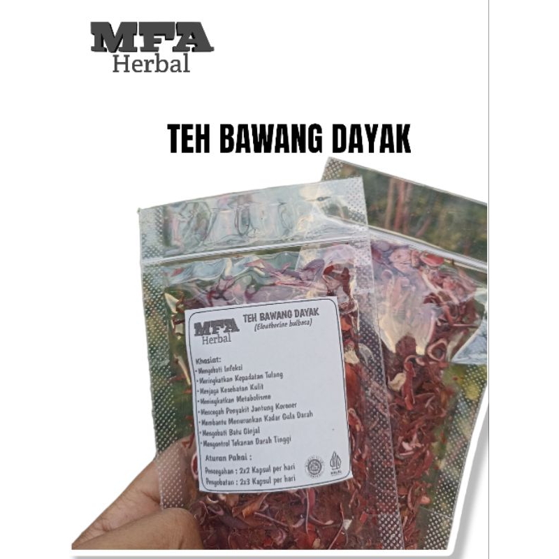 

Teh bawang Dayak/ bawang Dayak murni/ bawang Dayak rajang