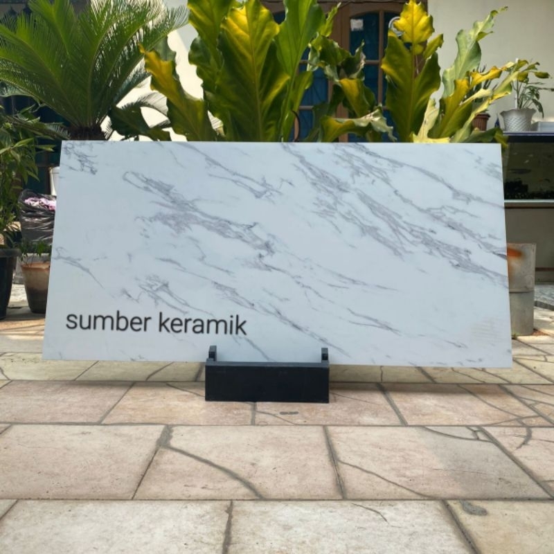 Granite lantai 60x120 Neolith white / Cove / Glazed Polished