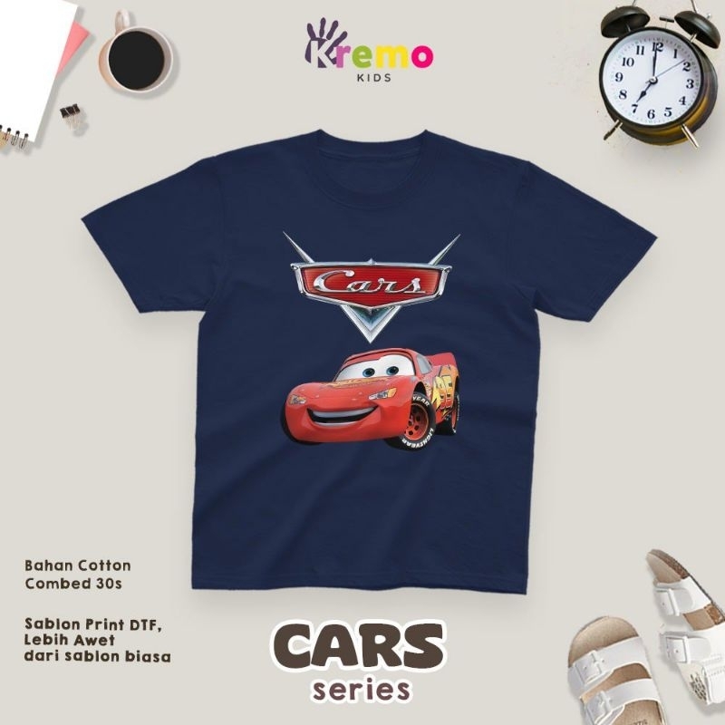Kaos Anak Cars Series