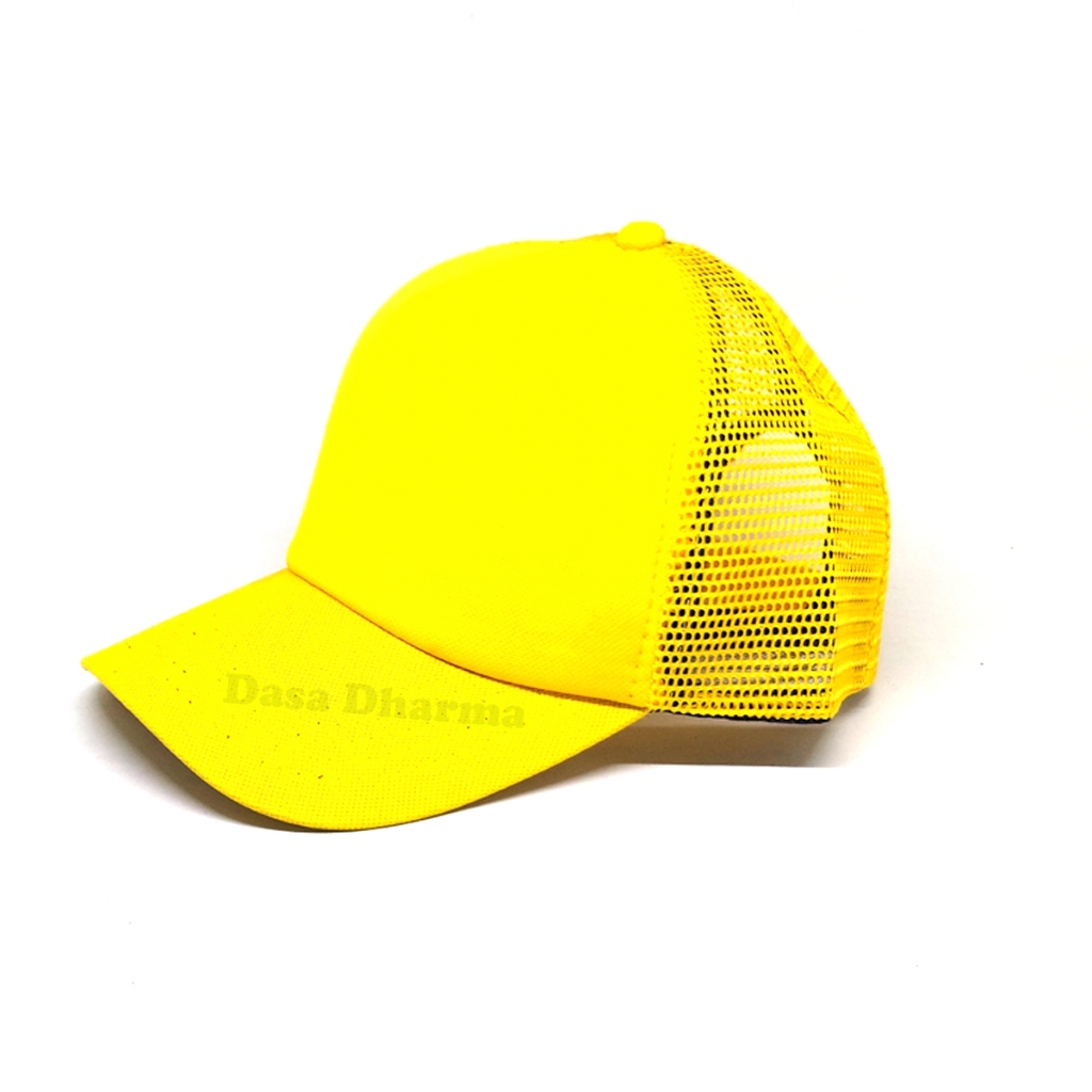 Topi Jaring Pria Dewasa Polos Kuning