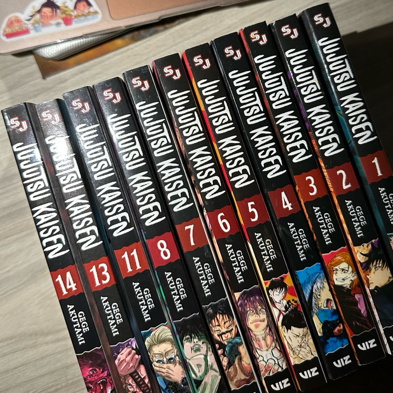 (preloved) jujutsu kaisen manga english