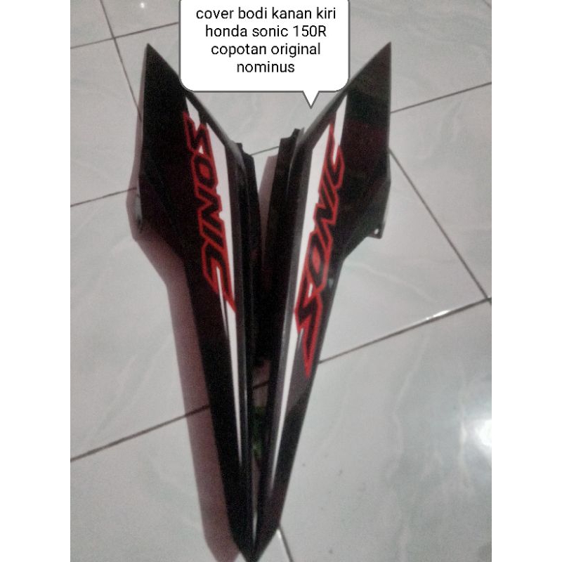 cover bodi kanan kiri honda sonic 150R copotan original nominus