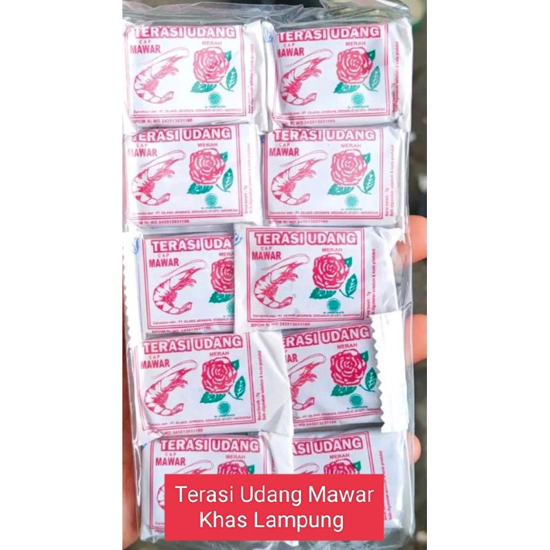 

Terasi Mawar Terasi Udang Abang Sayur Lampung