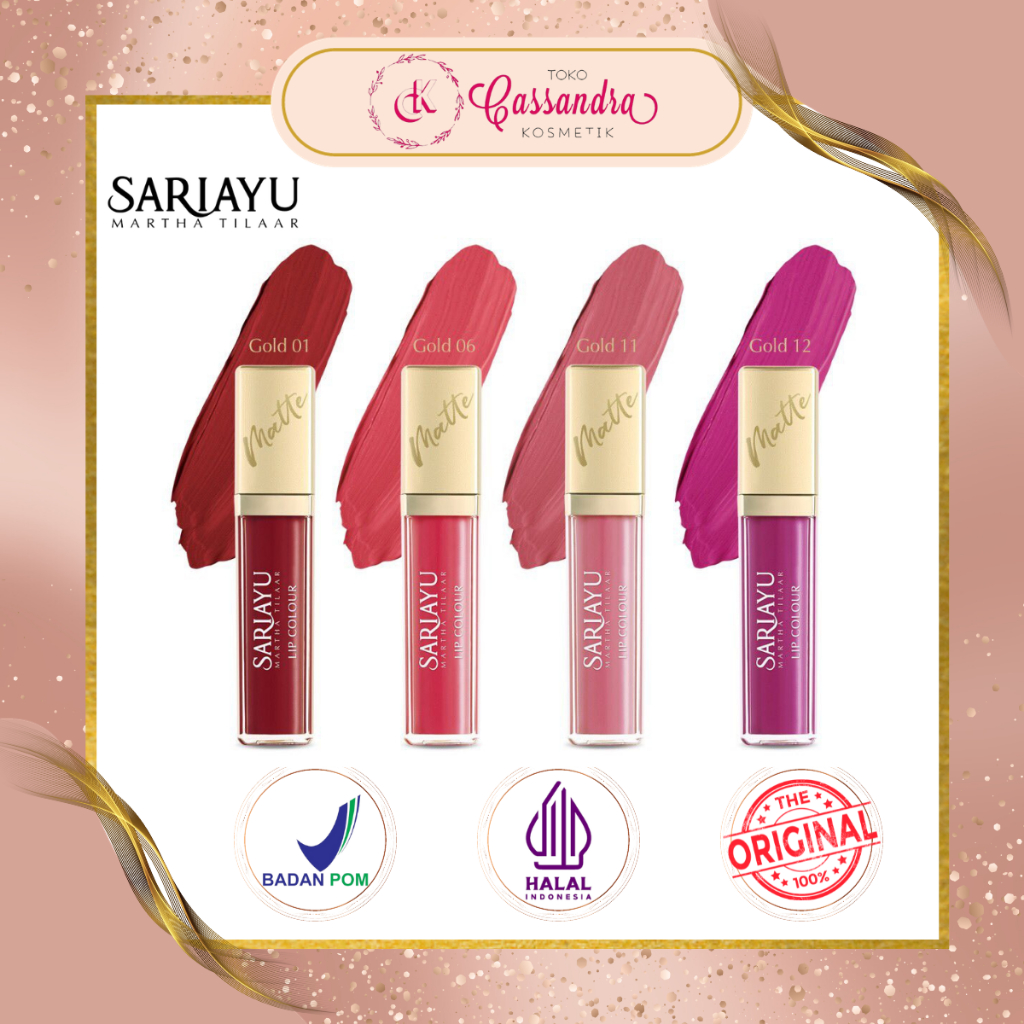 SARIAYU LIP COLOUR MATTE COLOR 06 & 12