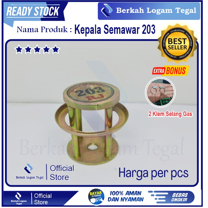 Kepala kompor semawar 203
