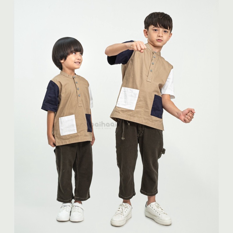 BAIHAQI KIDS KEMEJA  KOKO ATHA LENGAN PENDEK BKUB