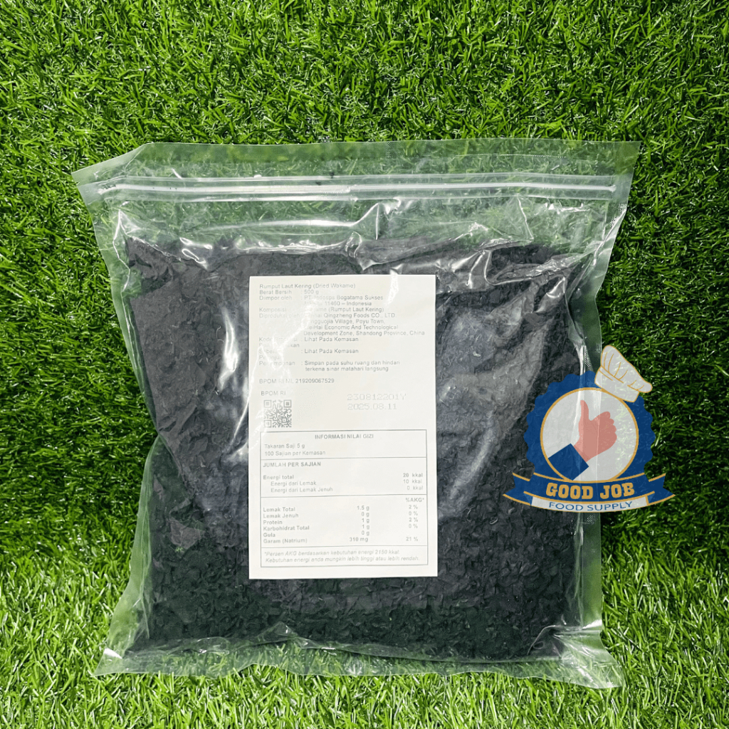 

DRY WAKAME 500 g | Japan Miyeok Rumput Laut Kering | Dried Seaweed For Soup