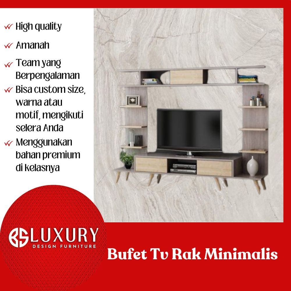 Meja TV Modern Bufet TV dan Rak Minimalis Modern