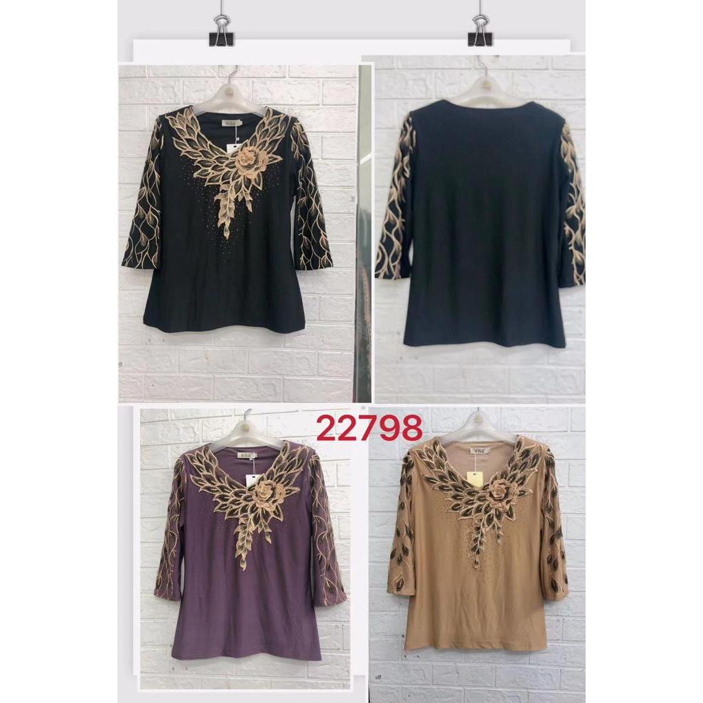 VR2 Blouse Kaos Import Wanita 22798