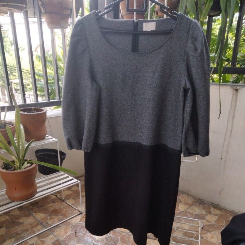 Preloved dress rajut vintage korea wanita