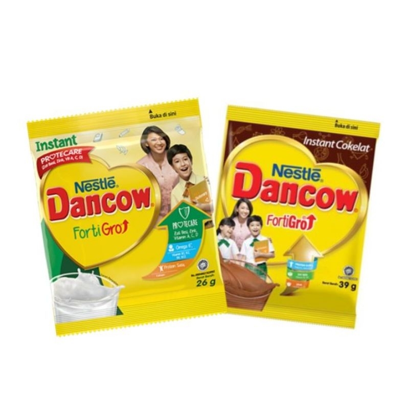 

Susu dancow sachet putih coklat per 1 renceng 10 PCS