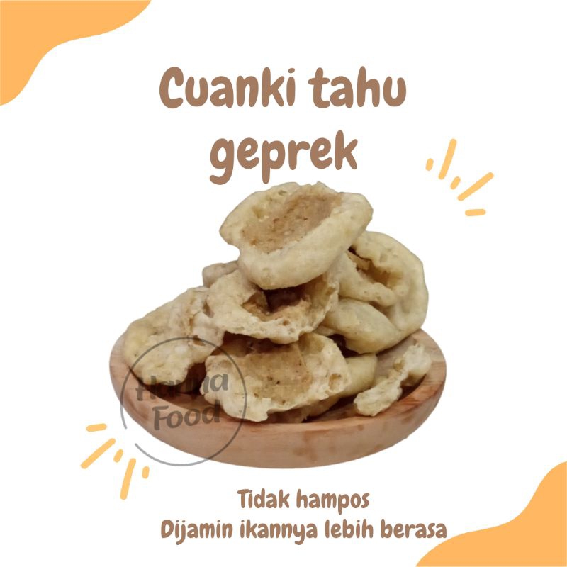 

CUANKI GEPREK / CUANKI TAHU GEPREK / CUANKI TAHU KOTAK ISI 100 PCS ASLI GARUT